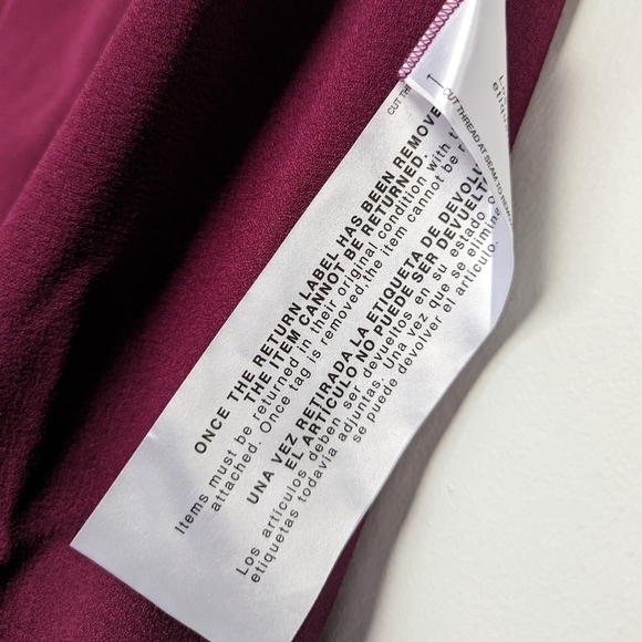 Dress the Population Tiffany Bow Shoulder One-sided Midi Dress Deep Plum- sz XXL - Picture 8 of 11